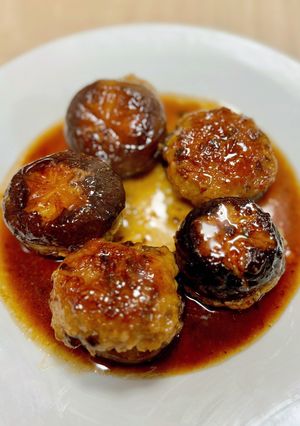 ふわふわ美味しい♪椎茸の肉詰め-レシピのメイン写真