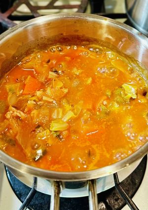 【作りおき】鶏むね肉のミネストローネ-レシピのメイン写真