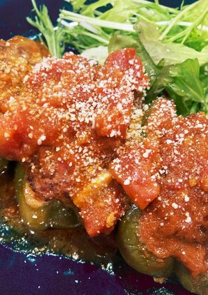 ピーマンの肉詰め-レシピのメイン写真