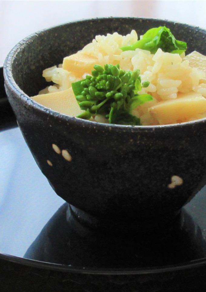 たけのこと菜の花の春の炊き込みご飯-レシピのメイン写真