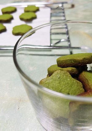 ほろ苦、抹茶クッキー-レシピのメイン写真