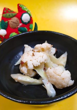 カリフラワーの煮浸し（生姜風味）　-レシピのメイン写真