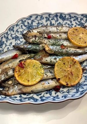 こもちししゃものレモンガーリック焼き-レシピのメイン写真