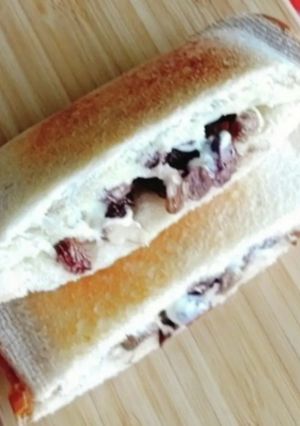 食パン☆朝ご飯☆フライパンでホットサンド-レシピのメイン写真