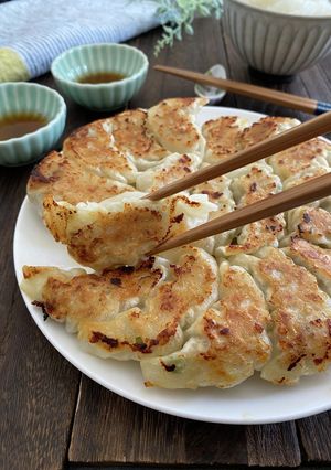 春キャベツたっぷり焼き餃子-レシピのメイン写真
