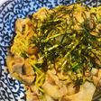 豚こまぎれ肉と豆苗のソース焼きそば