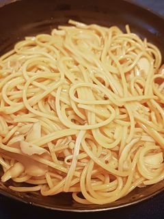キノコすき焼きパスタ-レシピのメイン写真