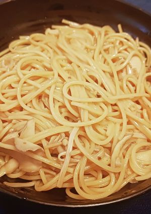キノコすき焼きパスタ-レシピのメイン写真