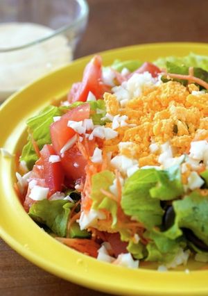 ゆで卵とアルモンデ野菜で☆ミモザサラダ-レシピのメイン写真