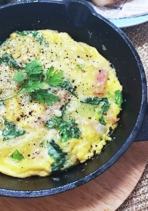 菜の花オムレツ　-レシピのメイン写真
