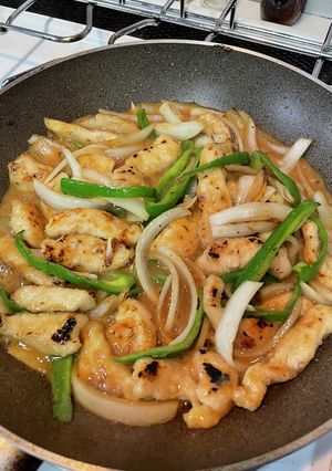 【簡単晩ご飯】鶏胸肉の味噌はちみつ炒め-レシピのメイン写真