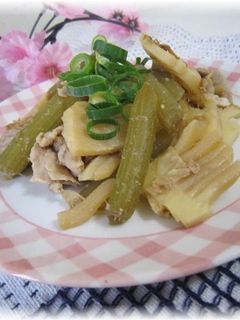 春を満喫♡ふきとたけのこの炒め煮-レシピのメイン写真