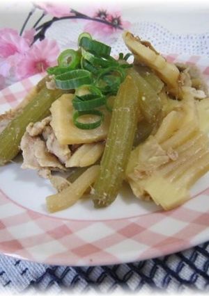 春を満喫♡ふきとたけのこの炒め煮-レシピのメイン写真