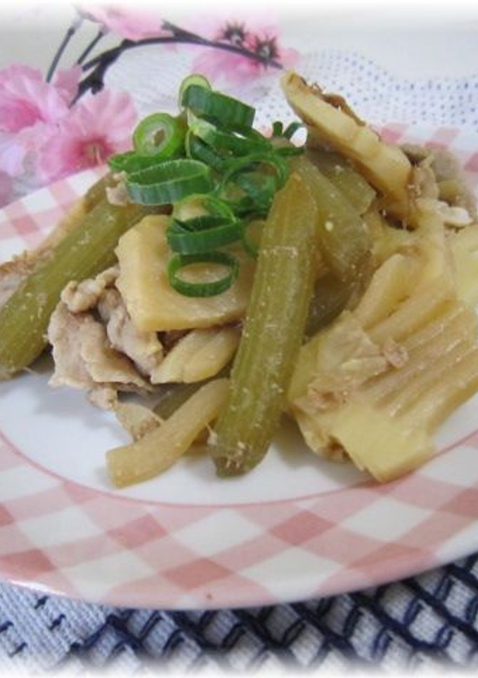 春を満喫♡ふきとたけのこの炒め煮-レシピのメイン写真