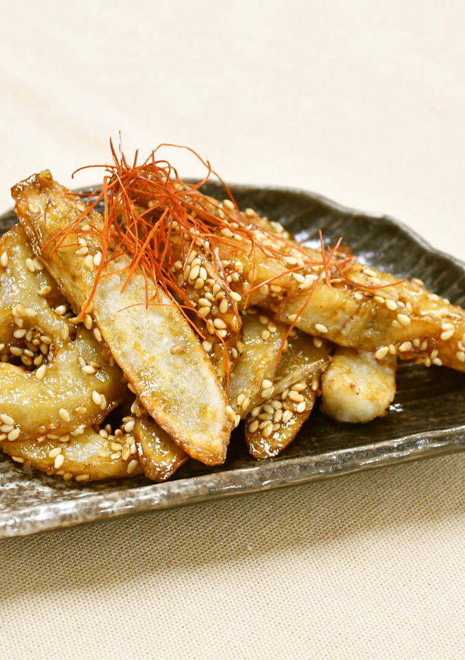 ごぼうとれんこんの甘辛揚げ-レシピのメイン写真