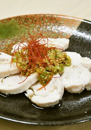 鶏ハムのネギソースがけ-レシピのメイン写真