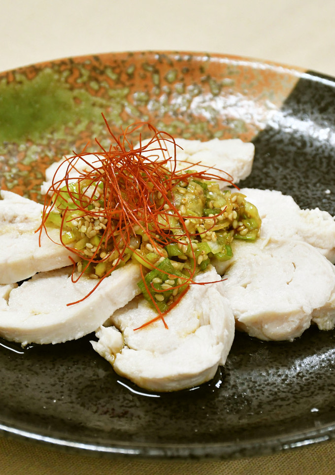 鶏ハムのネギソースがけ-レシピのメイン写真