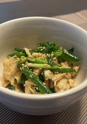 サラダチキンと分葱の和物-レシピのメイン写真