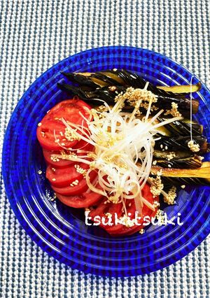 揚げなすとトマトの冷拌-レシピのメイン写真