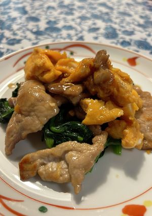豚肉と卵の甘辛炒め-レシピのメイン写真