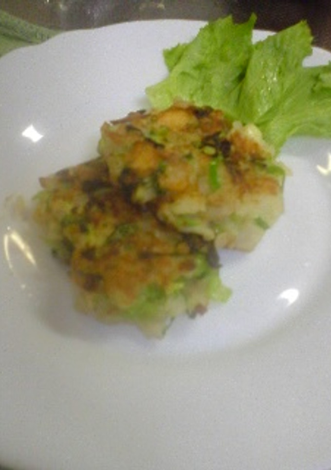 残りごはんで美味♪お好み焼き風-レシピのメイン写真