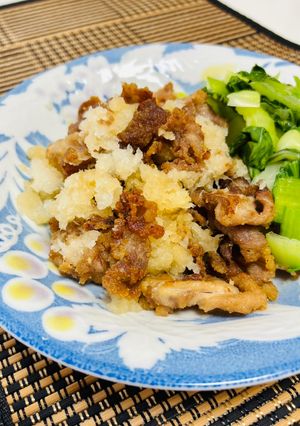 豚こまの唐揚げプラス❤︎みぞれ和えです〜-レシピのメイン写真