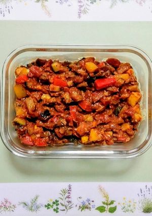 常備菜！トマト缶エスニック風ラタトゥイユ-レシピのメイン写真