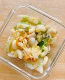 【マヨなし】ツナと白菜のマカロニサラダ
