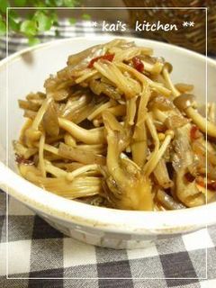 キノコとこんにゃくのきんぴら-レシピのメイン写真