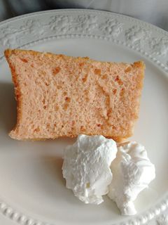 桜パウダーで作る☆桜のシフォンケーキ♪-レシピのメイン写真