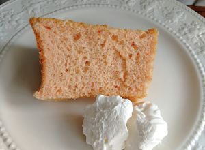 桜パウダーで作る☆桜のシフォンケーキ♪-レシピのメイン写真