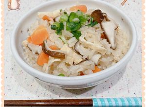 ♧ツナと油揚げの五目炊き込みごはん♧-レシピのメイン写真