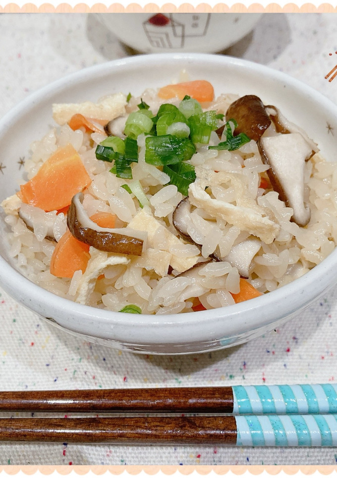 ♧ツナと油揚げの五目炊き込みごはん♧-レシピのメイン写真