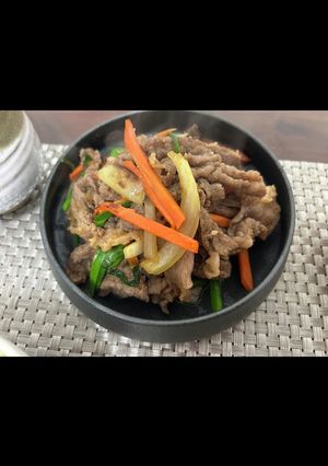 野菜もしっかり取れる！牛肉でプルコギ-レシピのメイン写真