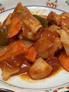 鶏肉のトマト煮込み-レシピのメイン写真