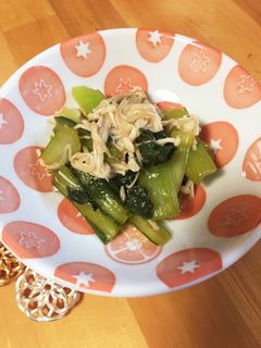 給食の「小松菜とえのきたけの和え物」♡-レシピのメイン写真