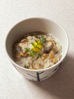 もずく酢の納豆おろし和え-レシピのメイン写真