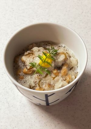 もずく酢の納豆おろし和え-レシピのメイン写真