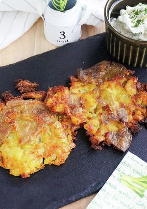 【カリカリがたまらん】スマッシュドポテト-レシピのメイン写真