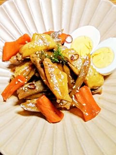 若鶏チキンバーの照り煮-レシピのメイン写真