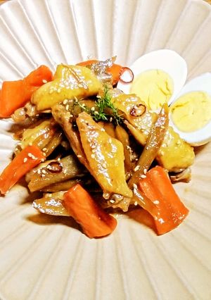若鶏チキンバーの照り煮-レシピのメイン写真