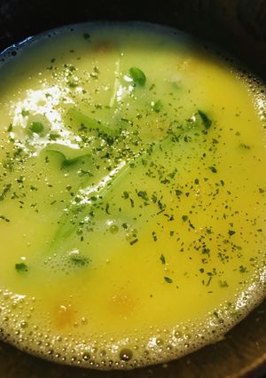 レトルト●豆苗コーンスープ-レシピのメイン写真