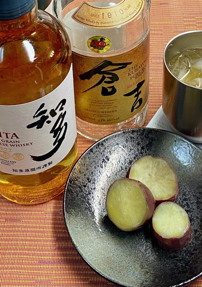 ウイスキーと焼きいも蒸かし芋♪-レシピのメイン写真