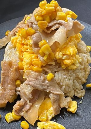 卵とろとろ!コーンチャーハン!-レシピのメイン写真