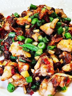 インゲンと鶏肉のオイスター炒め-レシピのメイン写真