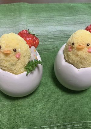 イースターデザート♡ひよこのプリンだよ♪-レシピのメイン写真