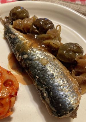 お洒落な鰯の梅酒煮-レシピのメイン写真