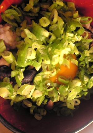 椎茸と卵の丼-レシピのメイン写真