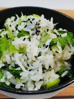 小松菜としらす大葉の混ぜご飯-レシピのメイン写真