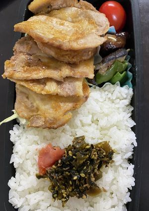 頑張るパパへ90生姜焼き弁当-レシピのメイン写真